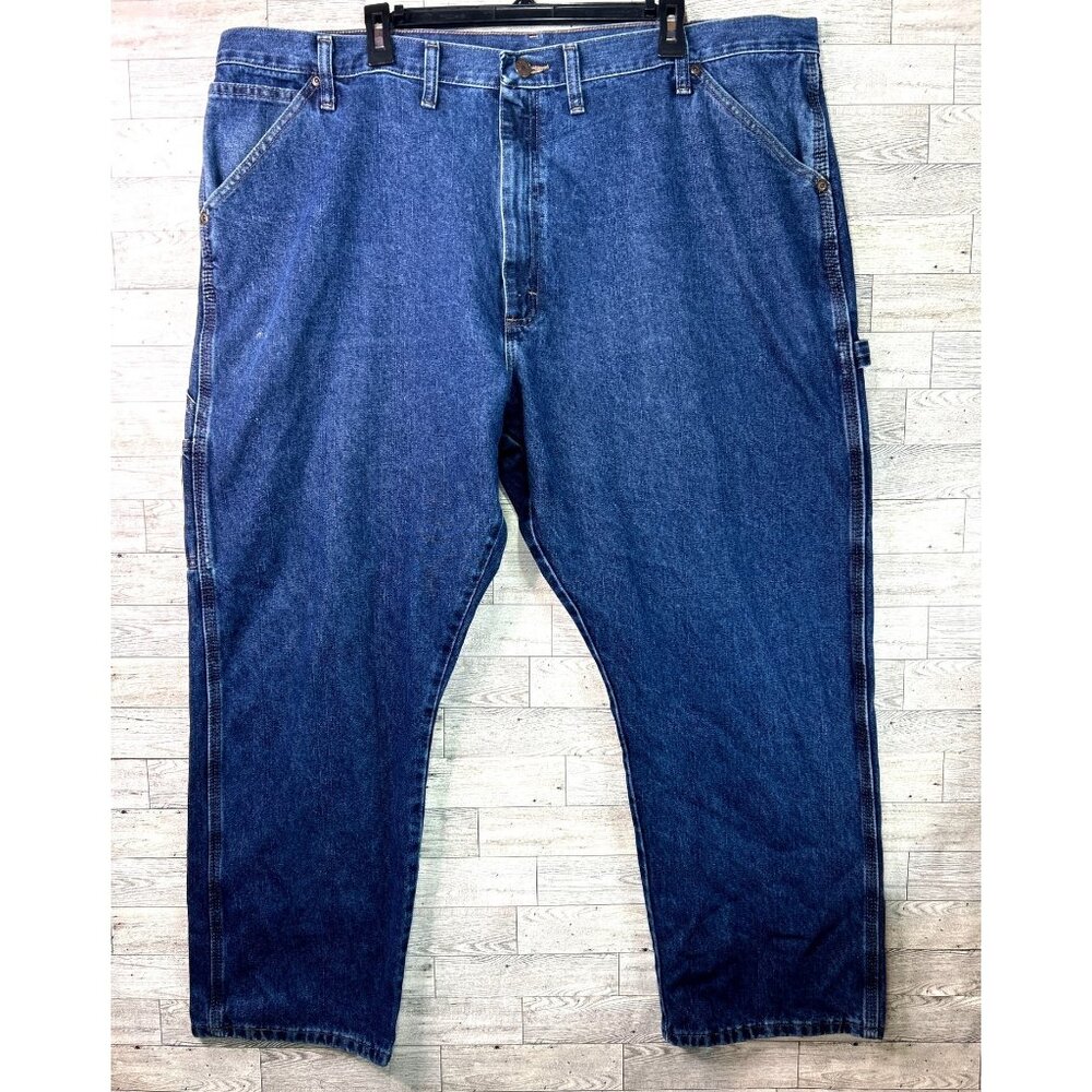 Wrangler Carpenter Jeans  Men's Size 44x29 Denim Relaxed‎ Fit Blue 94KMBDV